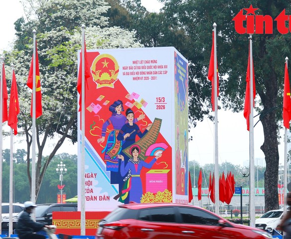 Thủ đô rộn ràng không khí đón ngày bầu cử