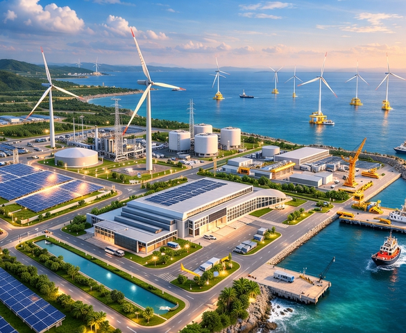 TP tương lai của Việt Nam tập trung hoàn thiện đề án xây dựng trung tâm công nghiệp và dịch vụ năng lượng tái tạo