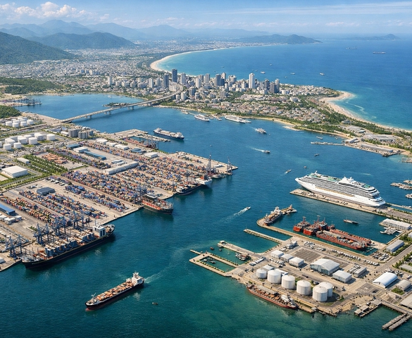 Dự án cảng biển hơn 45.000 tỷ lớn nhất miền Trung 'chốt chủ': Bản đồ BĐS Đà Nẵng dịch chuyển