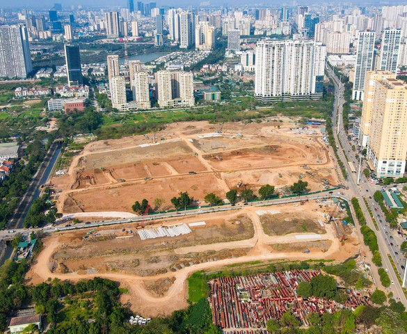 Cận cảnh dự án hồ đầu mối 370 tỷ đồng chống ngập phía Tây Hà Nội