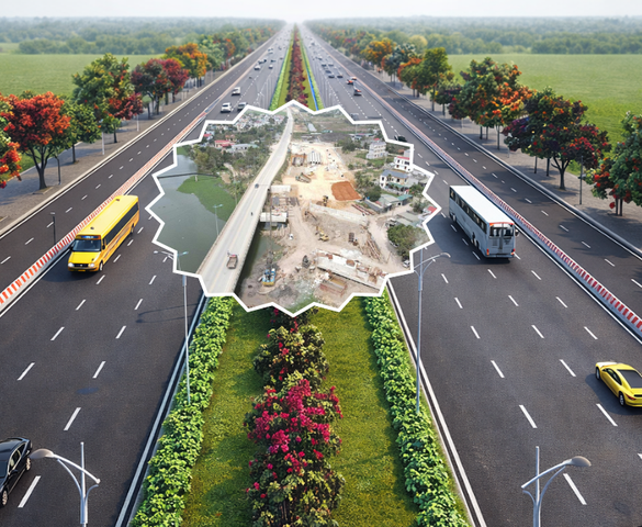 Cấp tốc mở rộng trục đường hơn 2.000 tỷ tại Thanh Hóa để đưa vào khai thác năm 2027