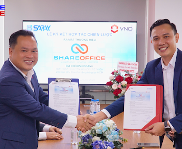 VNO và Sabay ký kết hợp tác, ra mắt ShareOffice - giải pháp văn phòng ảo cho startup, SME
