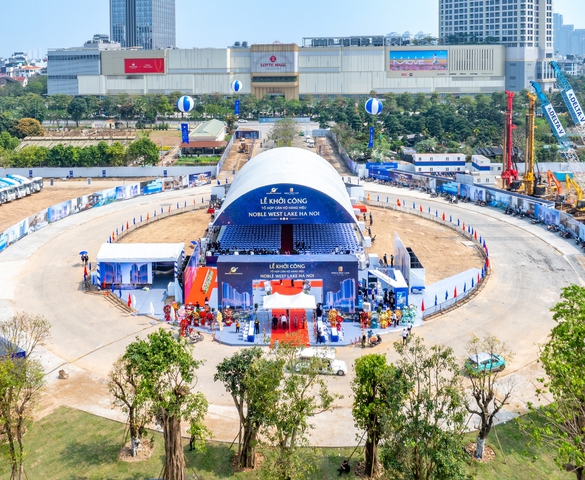 Sunshine Group khởi công, động thổ 3 đại dự án trên đất vàng Hà Nội, tâm điểm là Noble West Lake Ha Noi - tổ hợp hàng hiệu số 1 Việt Nam