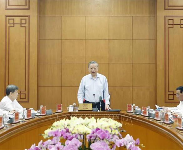 Tổng Bí thư Tô Lâm: Tiếp tục kiên quyết, kiên trì đấu tranh chống "giặc nội xâm" với tư duy, cách làm mới