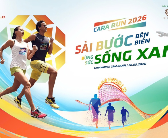 Cara Run 2026: Lan toả tinh thần sống khoẻ, bừng sức sống xanh tại Cam Ranh