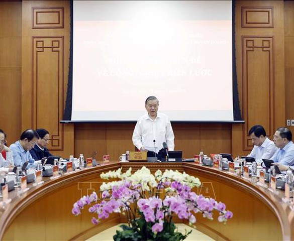 Thông báo Kết luận của Tổng Bí thư tại Phiên họp chuyên đề về công nghệ chiến lược