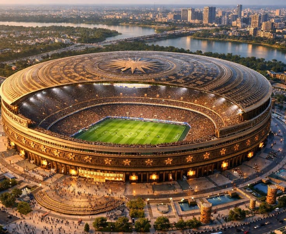 Siêu sân vận động lớn nhất thế giới tại Việt Nam khiến thế giới xôn xao: Công trường tấp nập, hoàn thiện sau 2 năm nữa