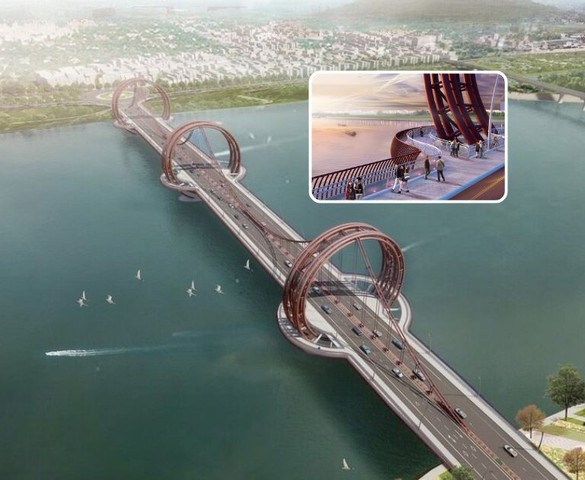 Lần đầu tiên trong lịch sử: Việt Nam sẽ làm cầu sở hữu kết cấu võng tự neo, tọa lạc tại khu kinh tế lâu đời bậc nhất cả nước