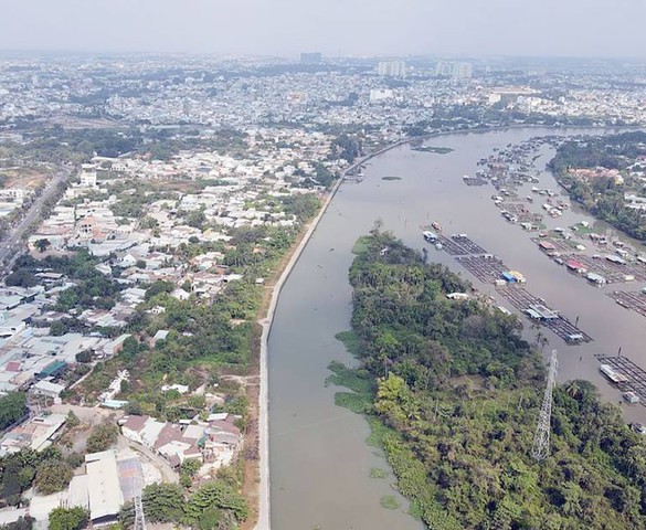 Trước khi lên thành phố trực thuộc Trung ương, tỉnh lớn nhất Nam Bộ sẽ hoàn thiện tuyến đường ven sông gần 5km