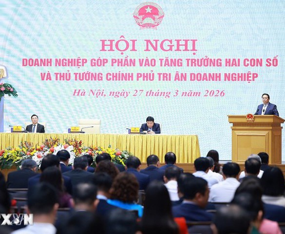 Thủ tướng chủ trì hội nghị về tăng trưởng hai con số và tri ân doanh nghiệp