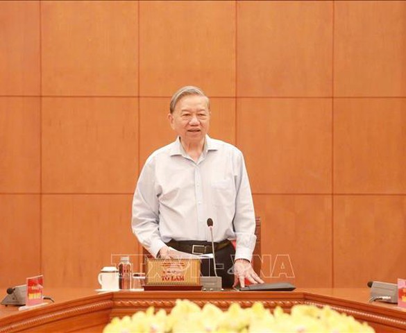 Tổng Bí thư Tô Lâm làm việc với Văn phòng Trung ương Đảng