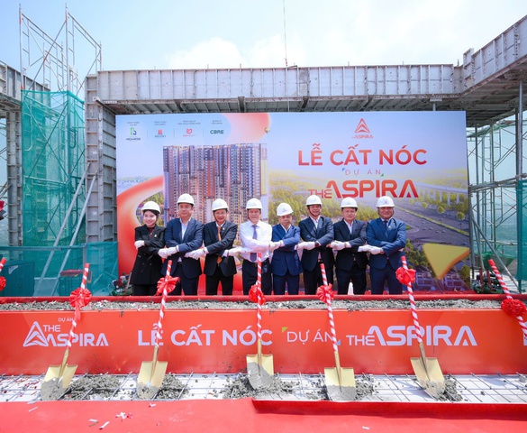 The Aspira cất nóc vượt tiến độ: Bảo chứng năng lực triển khai của Sai Gon High Rise