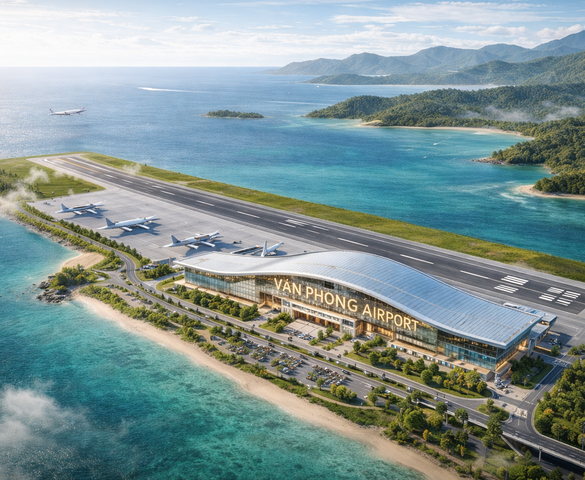 Việt Nam sẽ có thêm 2 sân bay mới, 1 nằm hoàn toàn trên đồi núi, 1 nằm hoàn toàn trên mặt nước, vốn đầu tư khoảng 13.000 tỷ