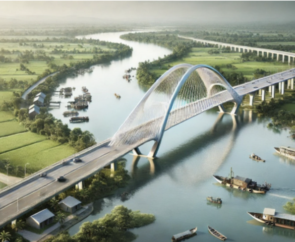 Chỉ vài ngày nữa, Ninh Bình chính thức khởi công cầu vượt sông gần 600 tỷ, thay thế cầu phao gần 30 năm tuổi