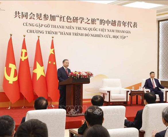 Phát biểu của Tổng Bí thư, Chủ tịch nước Tô Lâm tại Gặp gỡ hữu nghị thế hệ trẻ Việt Nam  - Trung Quốc