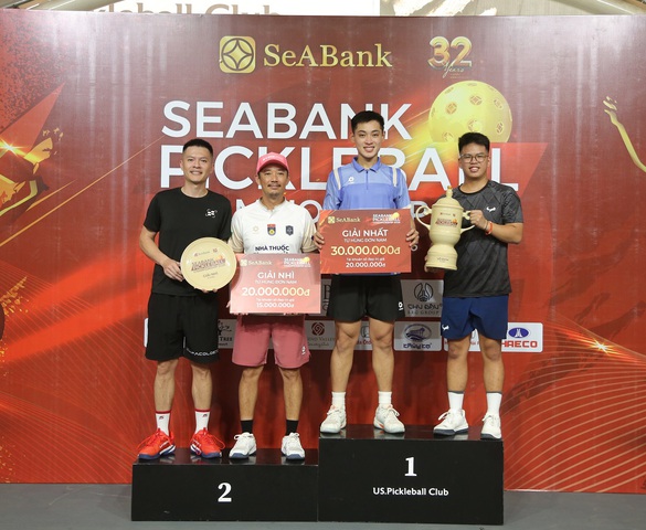 SeABank Pickleball Championship 2026: 416 VĐV tranh tài, gây quỹ từ thiện gần 620 triệu đồng cho giáo dục và môi trường