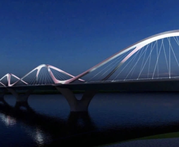 Chỉ 1 năm nữa, siêu cầu 16.000 tỷ mang tên danh tướng huyền thoại bắc qua dòng sông biểu tượng của Thủ đô chính thức hoàn thành