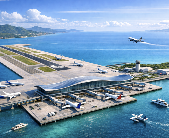 Việt Nam sẽ xây dựng sân bay trên mặt nước chưa từng có trong lịch sử, tọa lạc tại tỉnh có đường bờ biển dài nhất cả nước, đang trình Thủ tướng phê duyệt