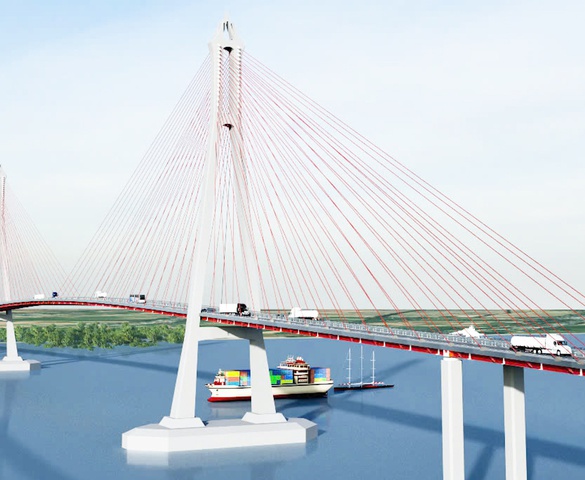 Cây cầu 8.000 tỷ phức tạp bậc nhất Việt Nam nỗ lực cán đích, xóa bỏ bến phà qua sông đã tồn tại nhiều năm