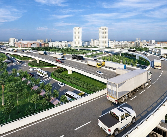 Khởi công gần 10 năm, nút giao thông 4 tầng đầu tiên tại TP giàu nhất Việt Nam tiếp tục lùi thời hạn về đích