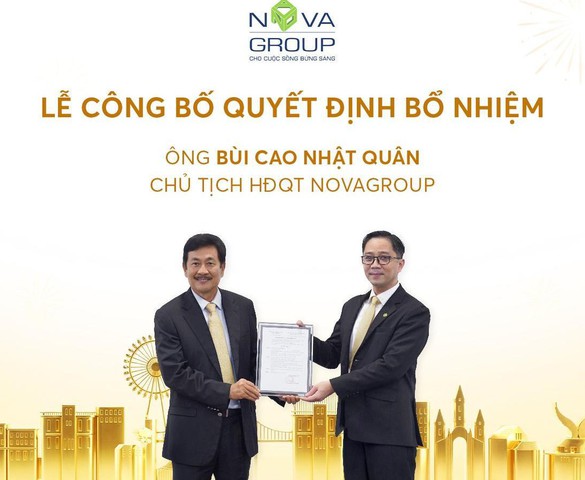 Ông Bùi Cao Nhật Quân làm Chủ tịch NovaGroup