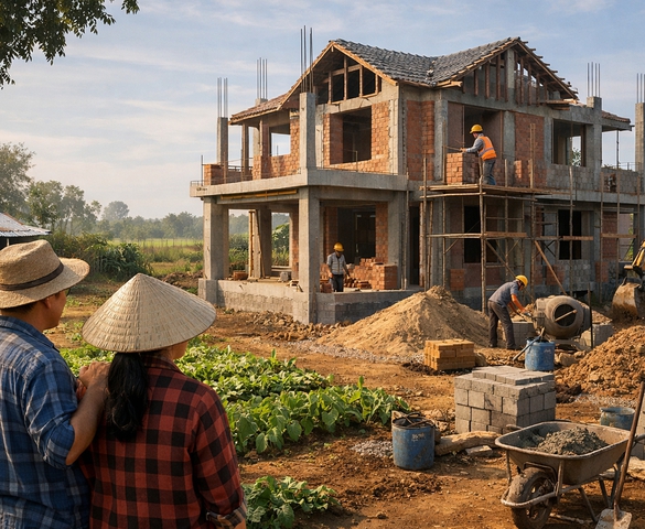 Kể từ nay, chi phí khi chuyển từ đất vườn lên đất ở sẽ được tính như thế nào?