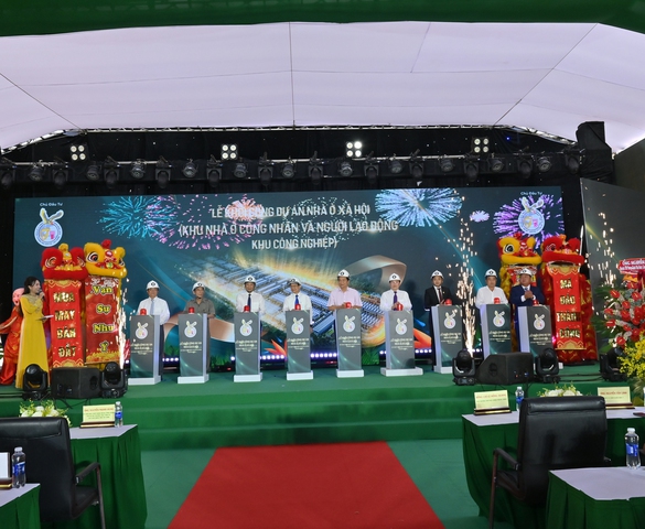 Tây Ninh: Khởi công dự án nhà ở xã hội cho công nhân tại khu công nghiệp Cầu Tràm