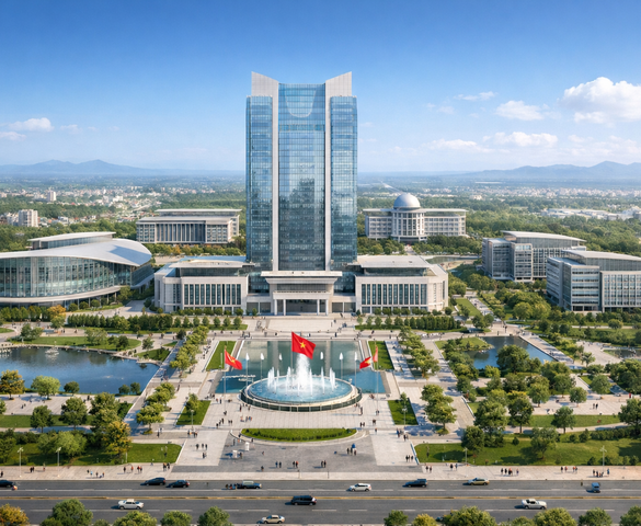 Bắt đầu triển khai xây dựng trung tâm hành chính gần 6.000 tỷ trải dài 2 xã phường tại tỉnh được mệnh danh là ‘Việt Nam thu nhỏ’