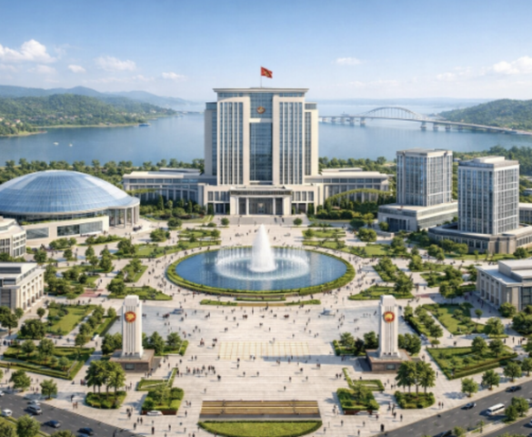 Vẫn đang xem xét quy hoạch khu vực xây dựng trung tâm hành chính mới của tỉnh sắp lên TP trực thuộc Trung ương