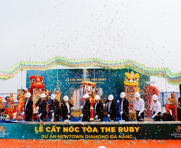 Newtown Diamond cất nóc tòa The Ruby, nâng tầm giá trị độc bản dự án ven biển Đà Nẵng