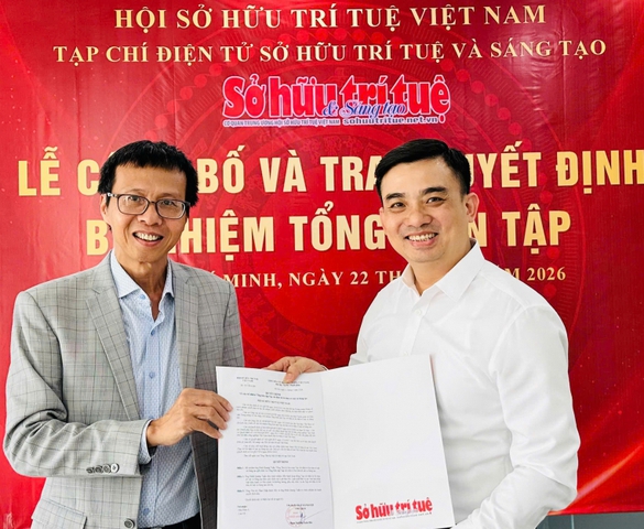 Bổ nhiệm nhà báo Đinh Quang Tuấn làm Tổng Biên tập Tạp chí điện tử Sở hữu Trí tuệ và Sáng tạo