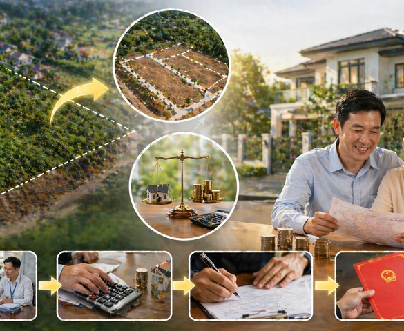 Từ nay, chi phí chuyển đất vườn sang đất ở tính thế nào, người dân được hưởng lợi gì từ quy định mới?