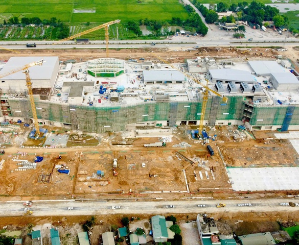 Cận cảnh công trường dự án Aeon Mall Thanh Hóa hơn 4.000 tỷ đồng đang thi công rầm rộ
