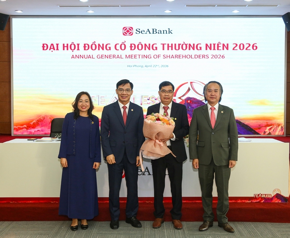 Đại hội đồng cổ đông thường niên 2026: SeABank chốt trả cổ tức 20,5%, tăng vốn lên 34.688 tỷ đồng
