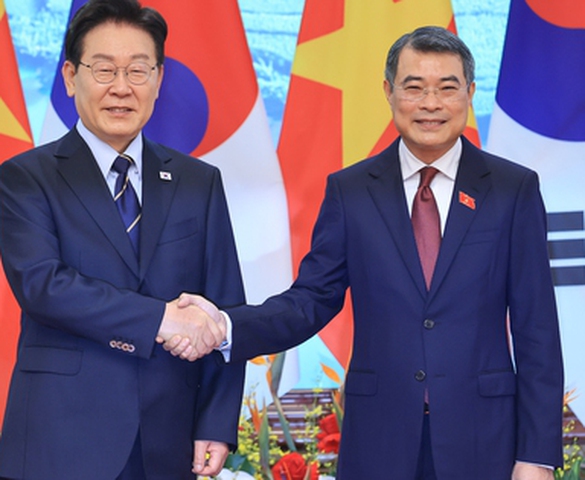 Thủ tướng Lê Minh Hưng hội kiến Tổng thống Hàn Quốc