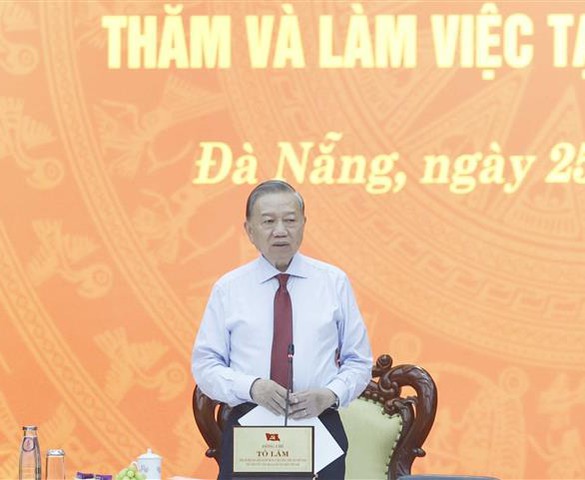 Tổng Bí thư, Chủ tịch nước Tô Lâm: Xây dựng Đà Nẵng trở thành một cực tăng trưởng lớn của cả nước