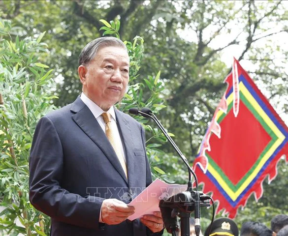 Toàn văn phát biểu của Tổng Bí thư, Chủ tịch nước Tô Lâm tại Lễ dâng hương tưởng niệm các Vua Hùng