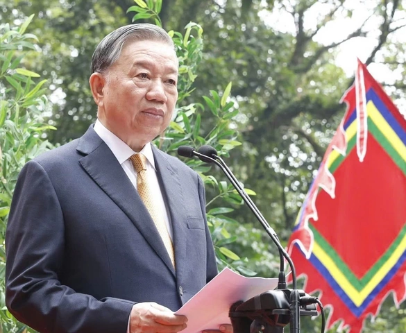 Toàn văn phát biểu của Tổng Bí thư, Chủ tịch nước Tô Lâm tại Lễ dâng hương tưởng niệm các Vua Hùng