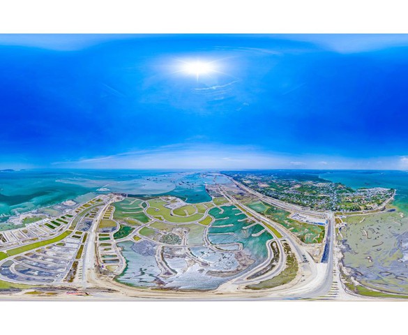 Đập tan mọi hoài nghi, siêu đô thị Vinhomes Green Paradise vươn lên kỳ vĩ từ vùng biển trũng