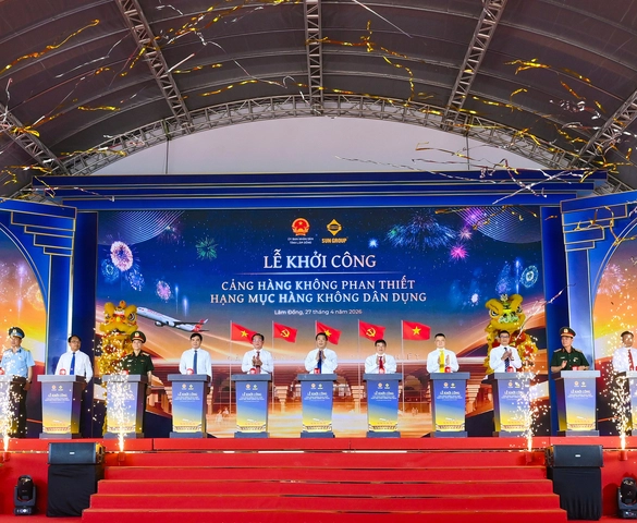 Sun Group khởi công Cảng hàng không dân dụng Phan Thiết hơn 3.900 tỷ đồng