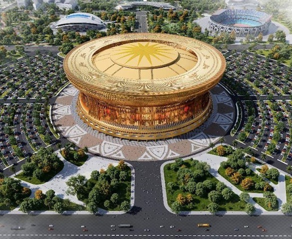 Sân vận động lớn nhất Việt Nam, gấp hơn 3 lần sân Mỹ Đình: Dần thành hình sau 3 tháng khởi công