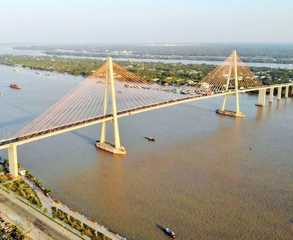 Cây cầu dây văng đầu tiên hoàn toàn do người Việt xây dựng: Phá thế qua sông lụy phà, rút ngắn thời gian di chuyển còn 15 phút