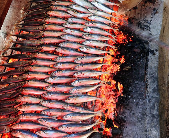 Photo Travel: Cá trích nướng, món ăn dân dã gây sốt ở Nghệ An