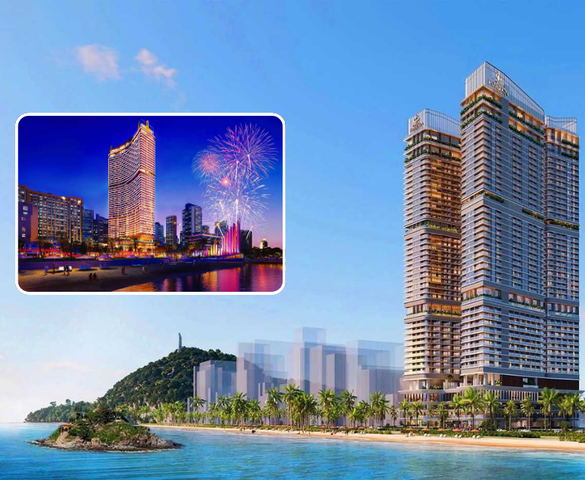 Việt Nam sắp có 2 tòa tháp chọc trời nằm trên trục di sản với 143 trục điêu khắc hướng biển, tọa lạc tại TP giàu có nhất cả nước