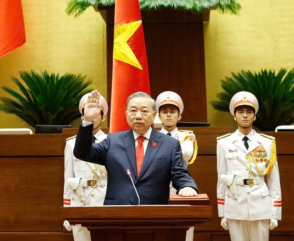 Chủ tịch nước Tô Lâm tuyên thệ và phát biểu nhậm chức