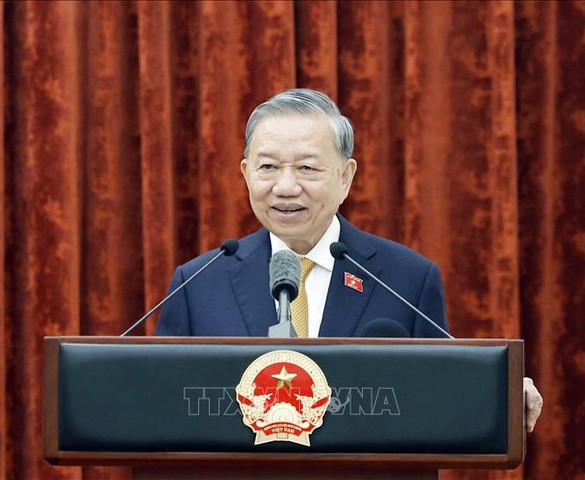 Tổng Bí thư, Chủ tịch nước Tô Lâm gặp mặt cán bộ Văn phòng Chủ tịch nước