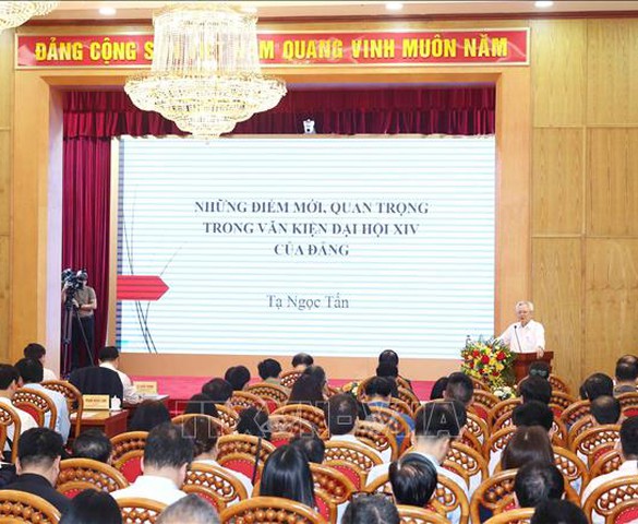 Tác phẩm báo chí, nghệ thuật và công trình khoa học phải mang tinh thần Nghị quyết Đại hội XIV của Đảng
