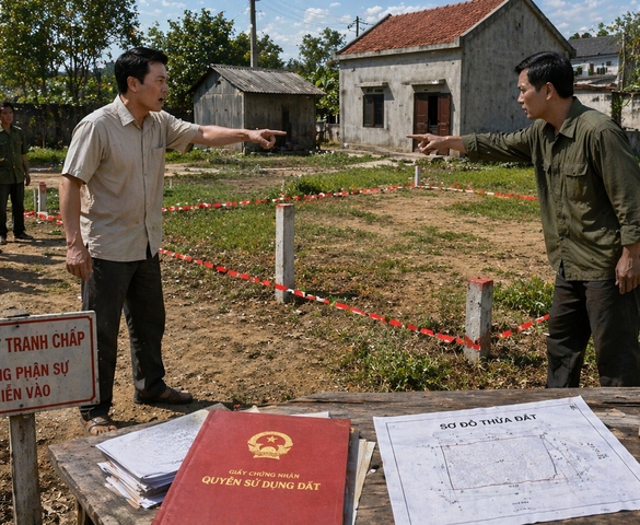 Từ bây giờ, tự ý sang tên sổ đỏ với đất đang tranh chấp sẽ bị phạt tới 50 triệu đồng