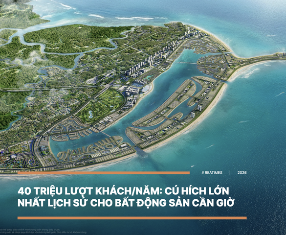40 triệu lượt khách/năm: “Cú hích” lớn nhất lịch sử đưa bất động sản Cần Giờ bước vào chu kỳ tăng trưởng mới