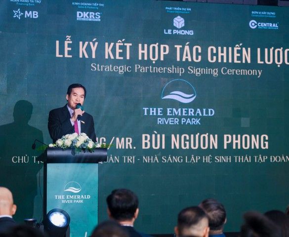 Chủ tịch Lê Phong khẳng định sẽ đầu tư gần 40 tiện ích tại bờ sông Sài Gòn